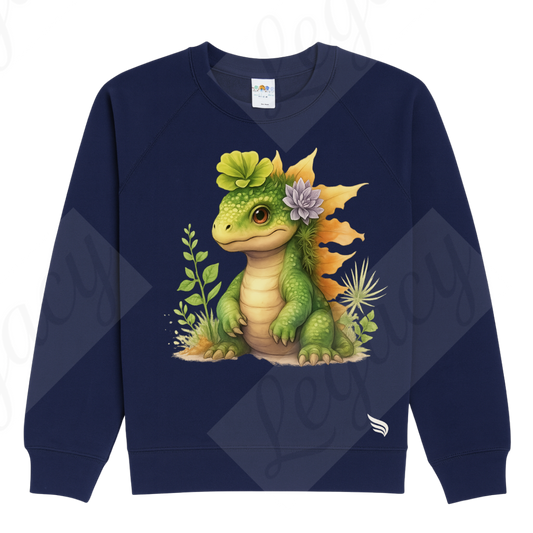 Dino-Kinder Sweatshirt-Hochwertiger DTF Print/Weiche Baumwolle - Adi-Alex-Legacy