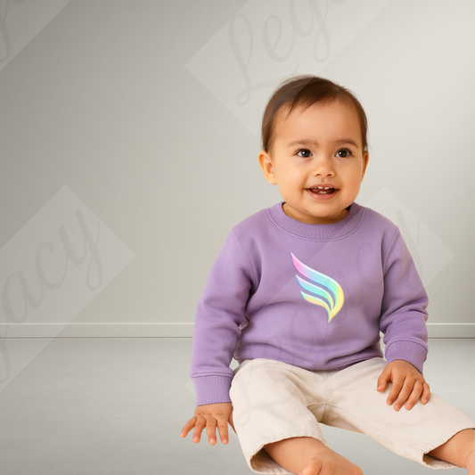 Iridescent Pastel Legacy Sweatshirt Lila-Hochwertiger DTF Print/Weiche Baumwolle - Adi-Alex-Legacy