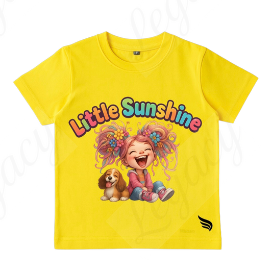 Little Sunshine-Kinder T-Shirt-Hochwertiger DTF Print/Größen 86-128 - Adi-Alex-Legacy