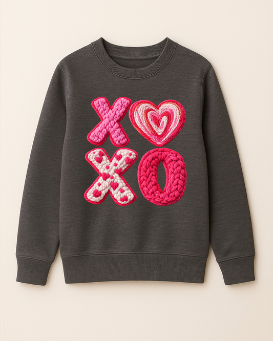 XOXO 3d Stoff Effekt