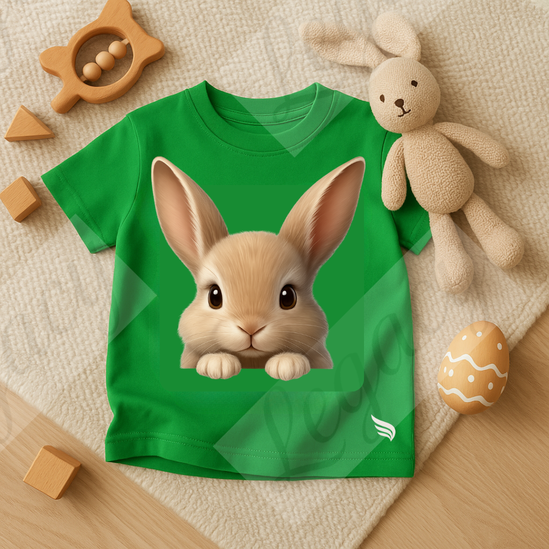 Hase-Kinder T-Shirt.Hochwertiger DTF Print/Größen 86-128 - Adi-Alex-Legacy