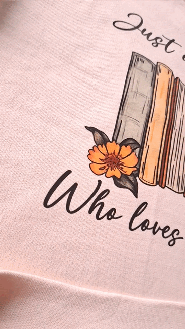 Kinder Sweatshirt Just a Girl Creme Rosa