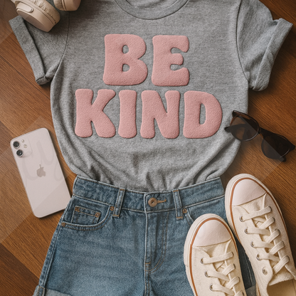 Be Kind. Damen T-Shirt Puff Edition/Nachhaltige Baumwolle-Adi Alex Legacy® - Adi-Alex-Legacy