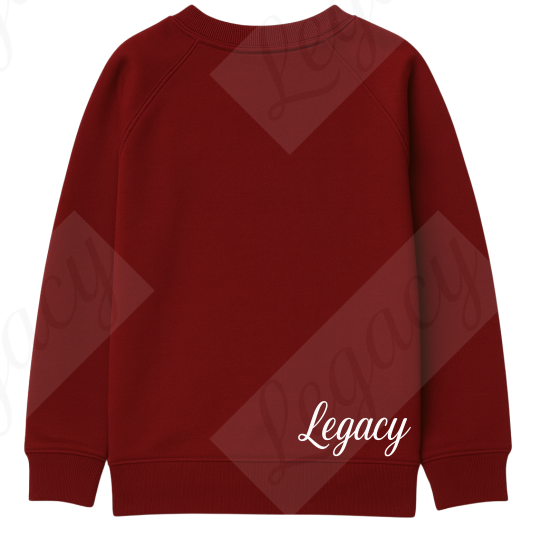 Pink Panther Bordo -Kinder Sweatshirt-Hochwertiger DTF Print/Weiche Baumwolle 104-140 - Adi-Alex-Legacy