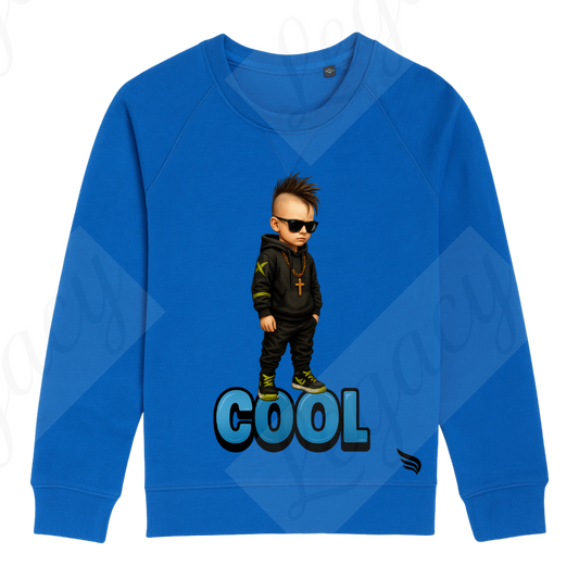 Cool-Kinder Sweatshirt-Hochwertiger DTF Print - Adi-Alex-Legacy