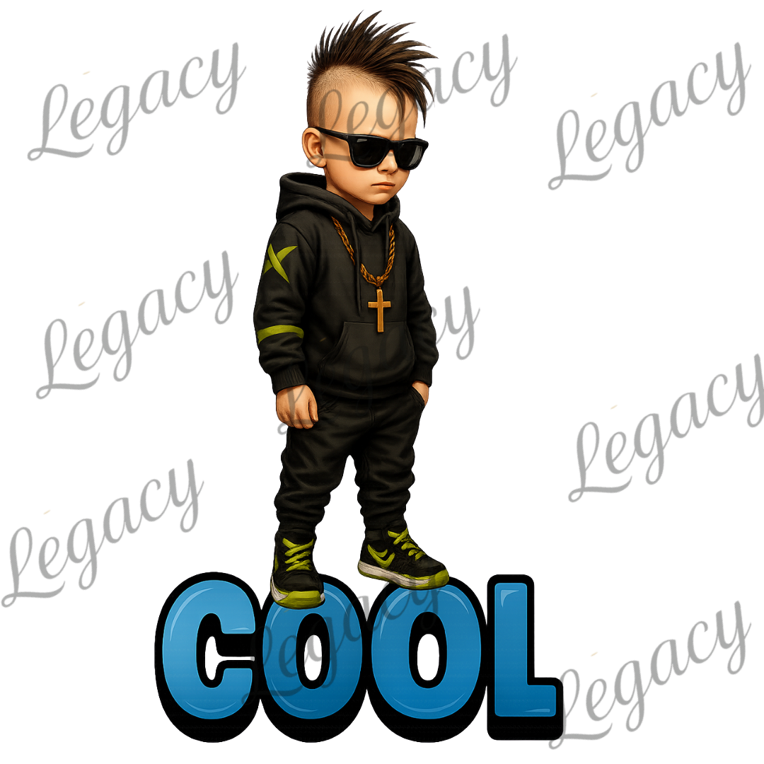 Cool-Kinder T-Shirt-Hochwertiger DTF Print/Größen 86-128 - Adi-Alex-Legacy