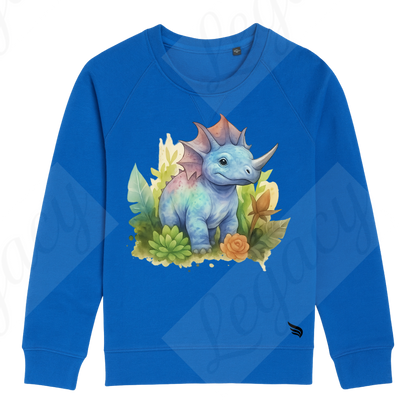 Dino-Kinder Sweatshirt-Hochwertiger DTF Print - Adi-Alex-Legacy