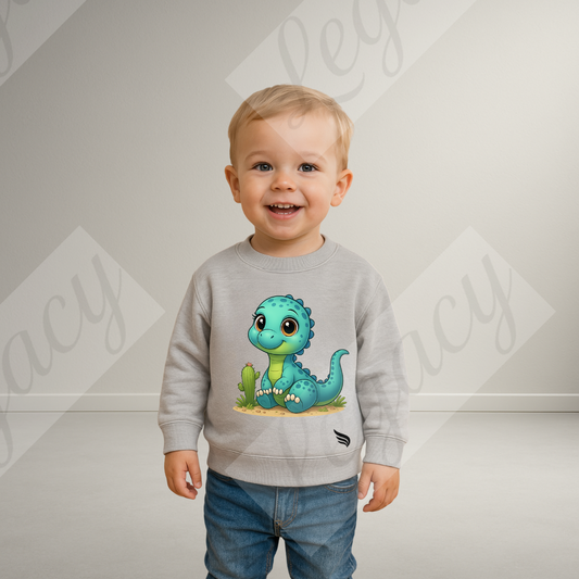 Dinos sind cool-Kinder Sweatshirt-Hochwertiger DTF Print/Weiche Baumwolle - Adi-Alex-Legacy