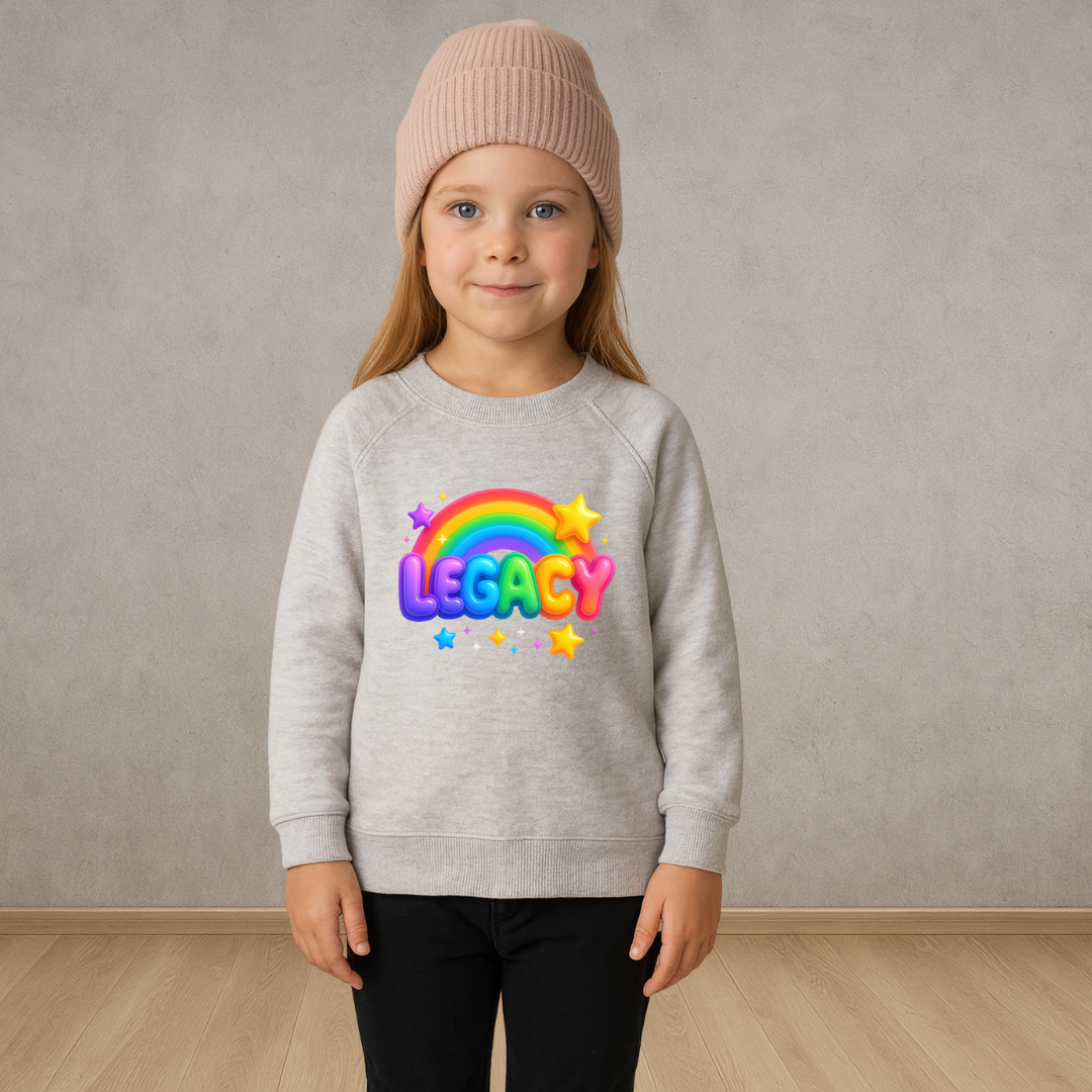 Sweatshirt Legacy Bubble™ Kids Sweat – Light Grey