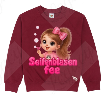 Seifenblasen Fee-Kinder Sweatshirt-Hochwertiger DTF Print/Weiche Baumwolle - Adi-Alex-Legacy