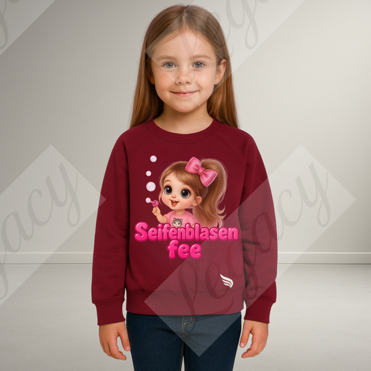 Seifenblasen Fee-Kinder Sweatshirt-Hochwertiger DTF Print/Weiche Baumwolle - Adi-Alex-Legacy