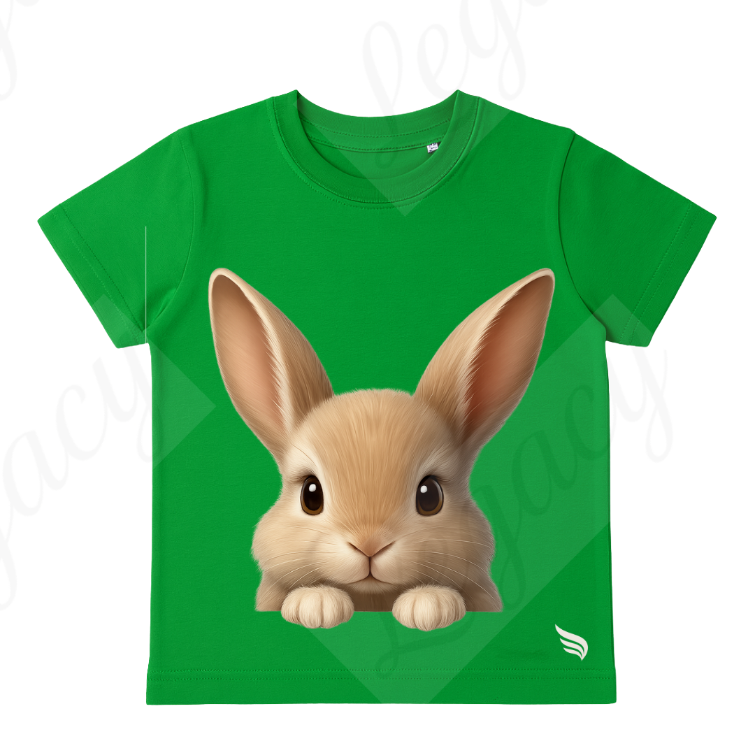 Hase-Kinder T-Shirt.Hochwertiger DTF Print/Größen 86-128 - Adi-Alex-Legacy