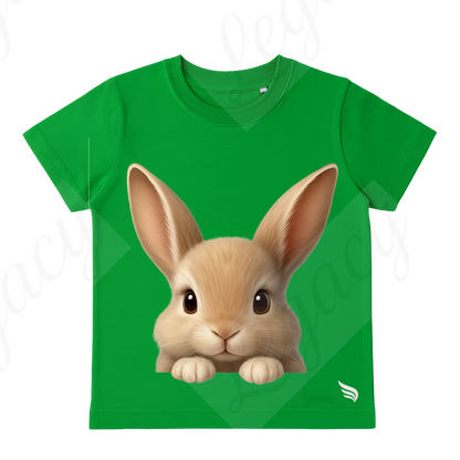 Hase-Kinder T-Shirt.Hochwertiger DTF Print/Größen 86-128 - Adi-Alex-Legacy