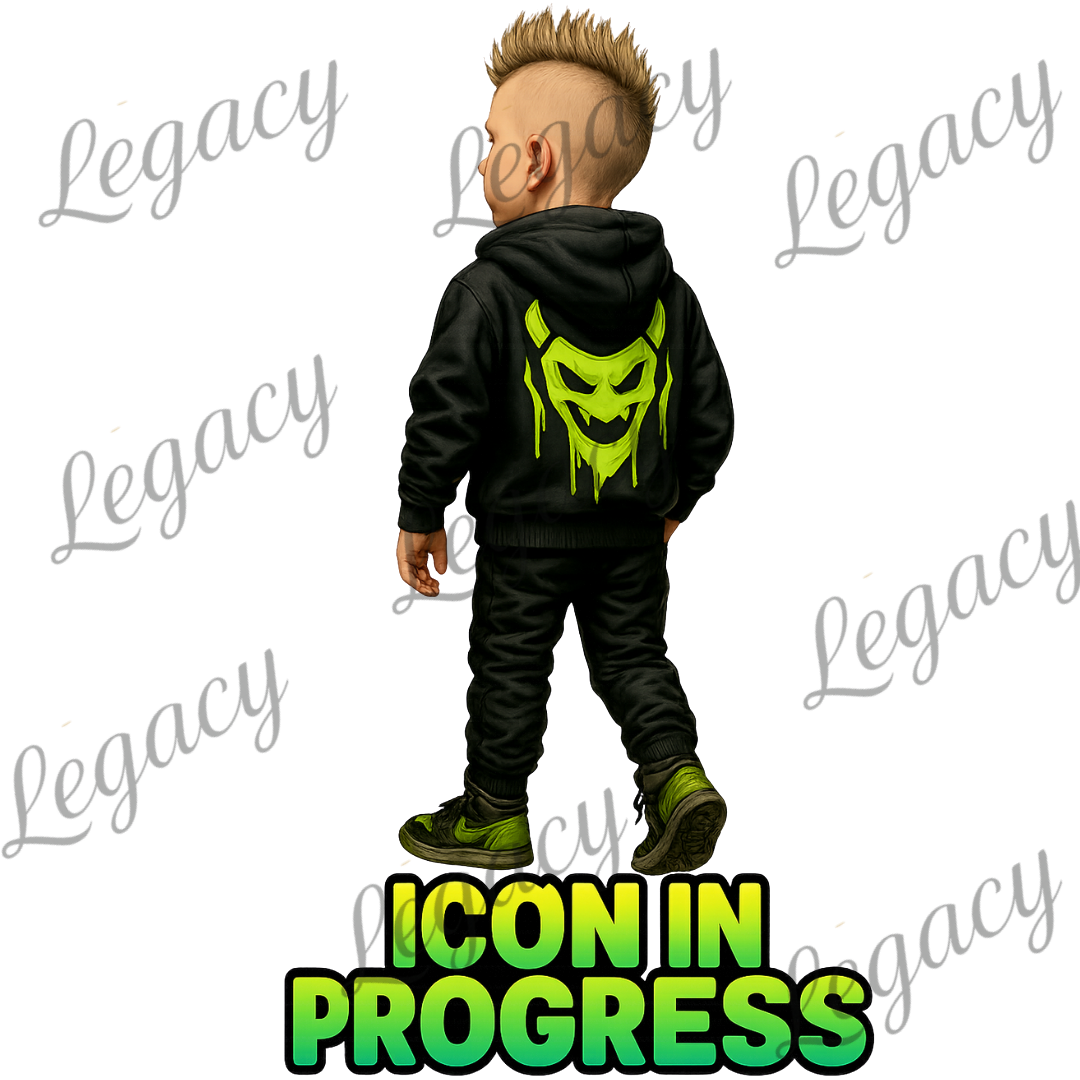 Ikon in Progress-Kinder T-Shirt-Hochwertiger DTF Print/Größen 86-128 - Adi-Alex-Legacy