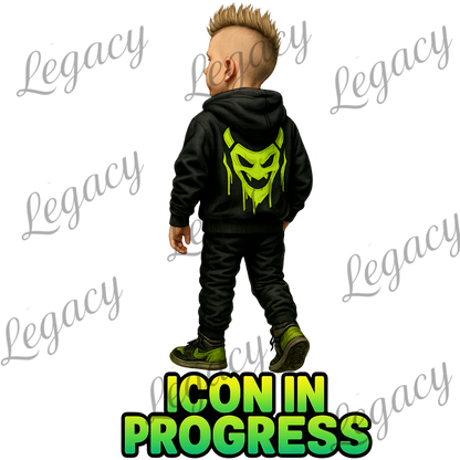 Ikon in Progress-Kinder T-Shirt-Hochwertiger DTF Print/Größen 86-128 - Adi-Alex-Legacy