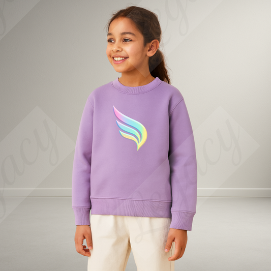 Iridescent Pastel Legacy Sweatshirt Lila-Hochwertiger DTF Print/Weiche Baumwolle - Adi-Alex-Legacy