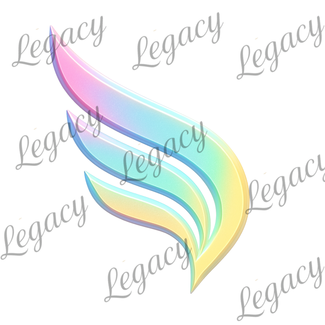 Iridescent Pastel Legacy Sweatshirt Lila-Hochwertiger DTF Print/Weiche Baumwolle - Adi-Alex-Legacy