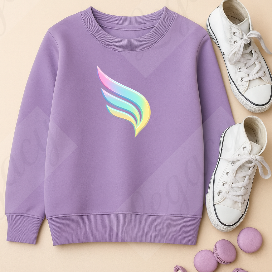 Iridescent Pastel Legacy Sweatshirt Lila-Hochwertiger DTF Print/Weiche Baumwolle - Adi-Alex-Legacy