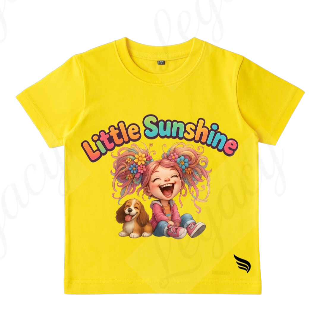 Little Sunshine-Kinder T-Shirt-Hochwertiger DTF Print/Größen 86-128 - Adi-Alex-Legacy