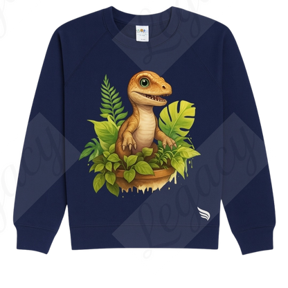 Legacy Dino-Kinder Sweatshirt-Hochwertiger DTF Print/Weiche Baumwolle - Adi-Alex-Legacy
