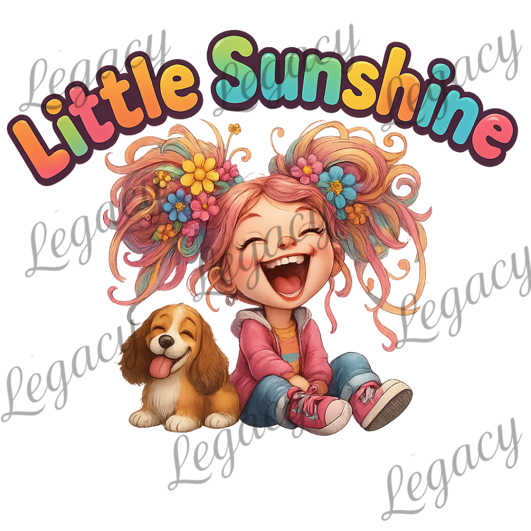 Little Sunshine-Kinder T-Shirt-Hochwertiger DTF Print/Größen 86-128 - Adi-Alex-Legacy