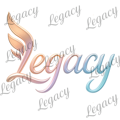 Legacy Girls Original Creamy Rosa-Kinder Sweatshirt-Hochwertiger DTF Print/Weiche Baumwolle - Adi-Alex-Legacy