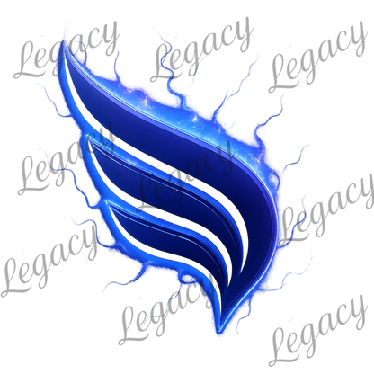 Power Legacy Blau-Kinder T-Shirt-Hochwertiger DTF Print/Größen 86-128 - Adi-Alex-Legacy