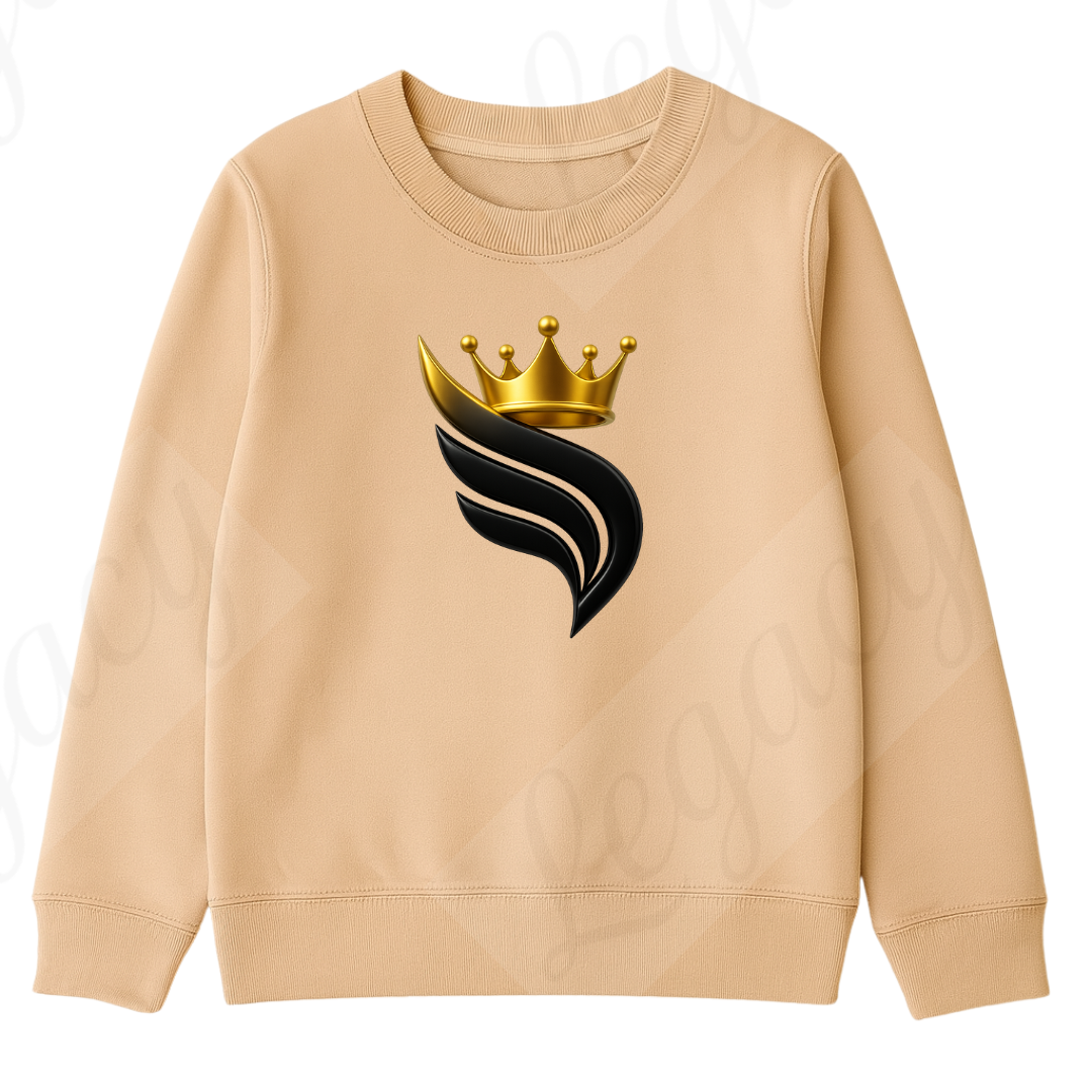 Set Kinder Sweatshirt+T-Shirt Wing CrownLegacy-Hochwertiger DTF Print/Weiche Baumwolle - Adi-Alex-Legacy