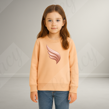 Metalic Rose Gold Legacy Sweatshirt Creamy Rosa -Hochwertiger DTF Print/Weiche Baumwolle - Adi-Alex-Legacy
