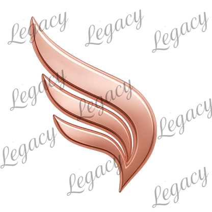 Metalic Rose Gold Legacy Sweatshirt Creamy Rosa -Hochwertiger DTF Print/Weiche Baumwolle - Adi-Alex-Legacy