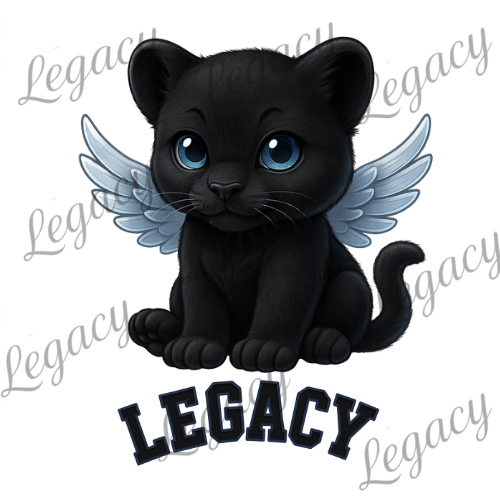 Black Panther Hell Grau -Kinder Sweatshirt-Hochwertiger DTF Print/Weiche Baumwolle 104-140 - Adi-Alex-Legacy