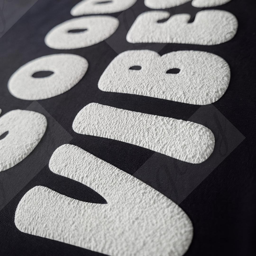 Good Vibes.Damen T-Shirt Puff Edition/Nachhaltige Baumwolle - Adi-Alex-Legacy