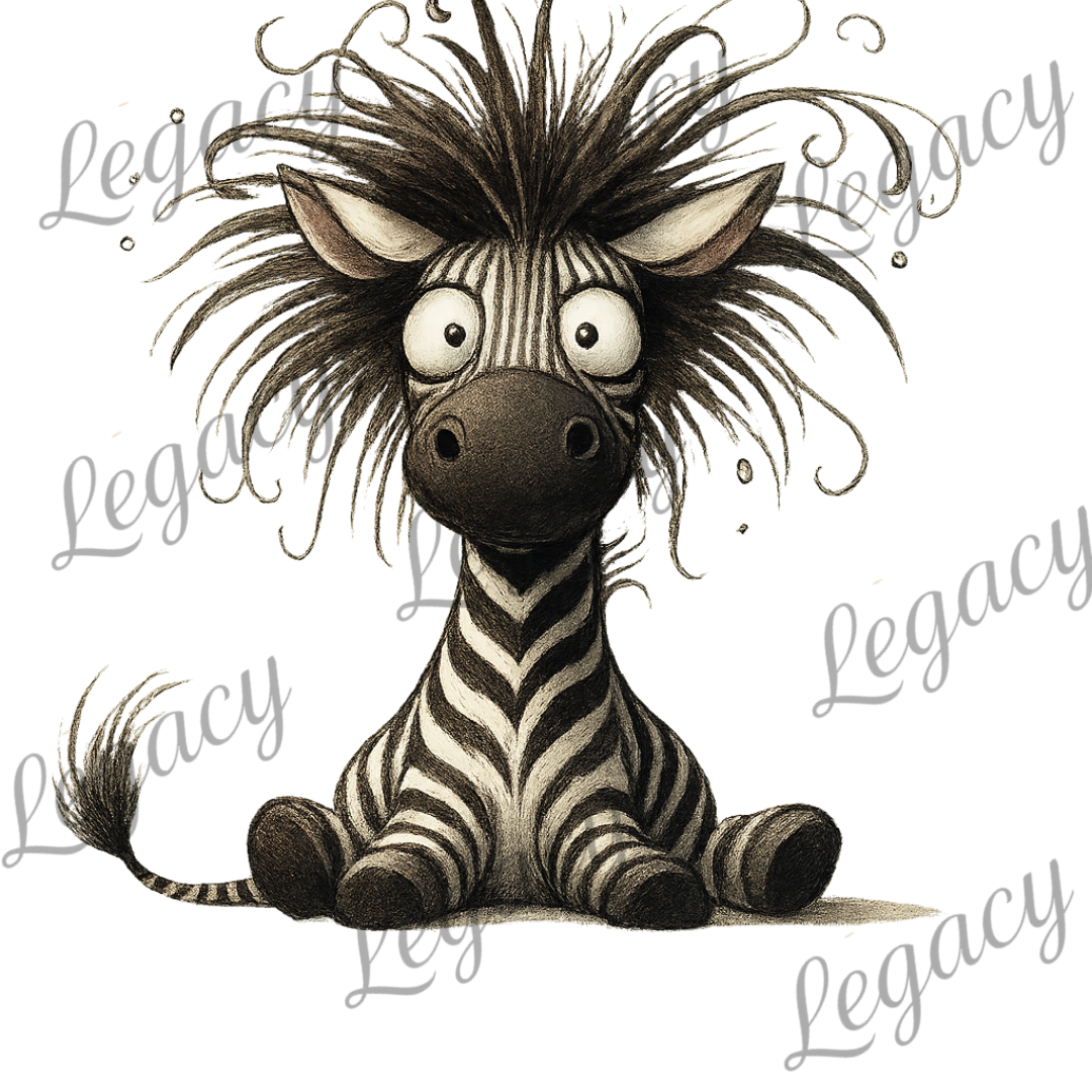 Zebra-Kinder T-Shirt-Hochwertiger DTF Print/Größen 86-128 - Adi-Alex-Legacy