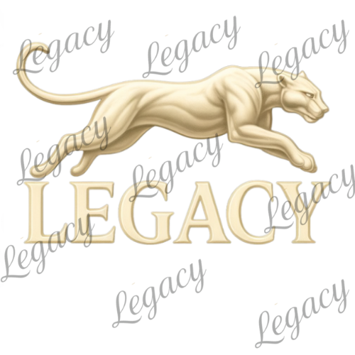 Creme Panther Hell Blau -Kinder Sweatshirt-Hochwertiger DTF Print/Weiche Baumwolle - Adi-Alex-Legacy