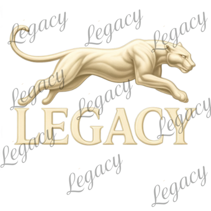 Creme Panther Hell Blau -Kinder Sweatshirt-Hochwertiger DTF Print/Weiche Baumwolle - Adi-Alex-Legacy