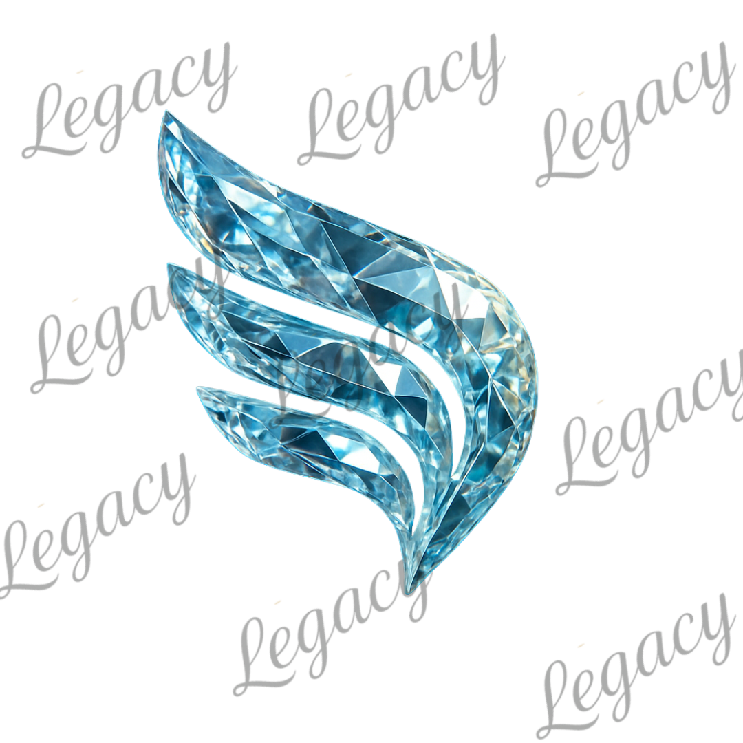 Diamond Legacy Blau-Kinder T-Shirt-Hochwertiger DTF Print/Größen 86-128 - Adi-Alex-Legacy