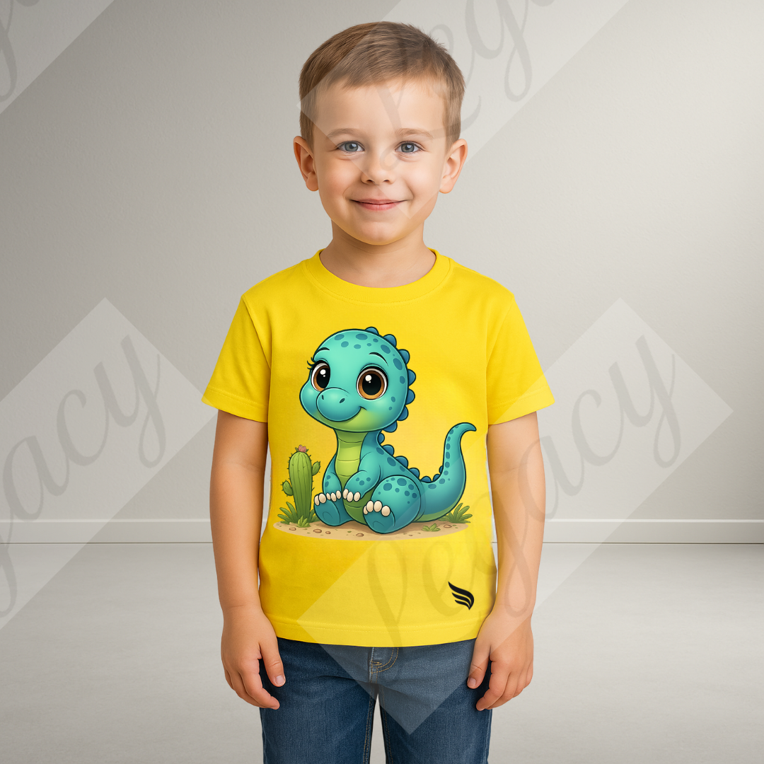 Dinos sind cool-Kinder T-Shirt-Hochwertiger DTF Print/Größen 86-128 - Adi-Alex-Legacy