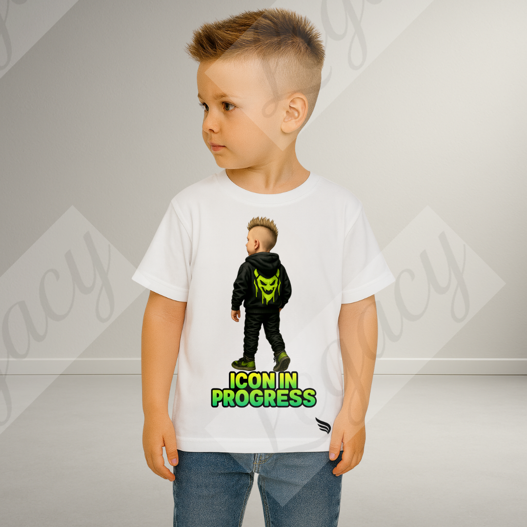 Ikon in Progress-Kinder T-Shirt-Hochwertiger DTF Print/Größen 86-128 - Adi-Alex-Legacy