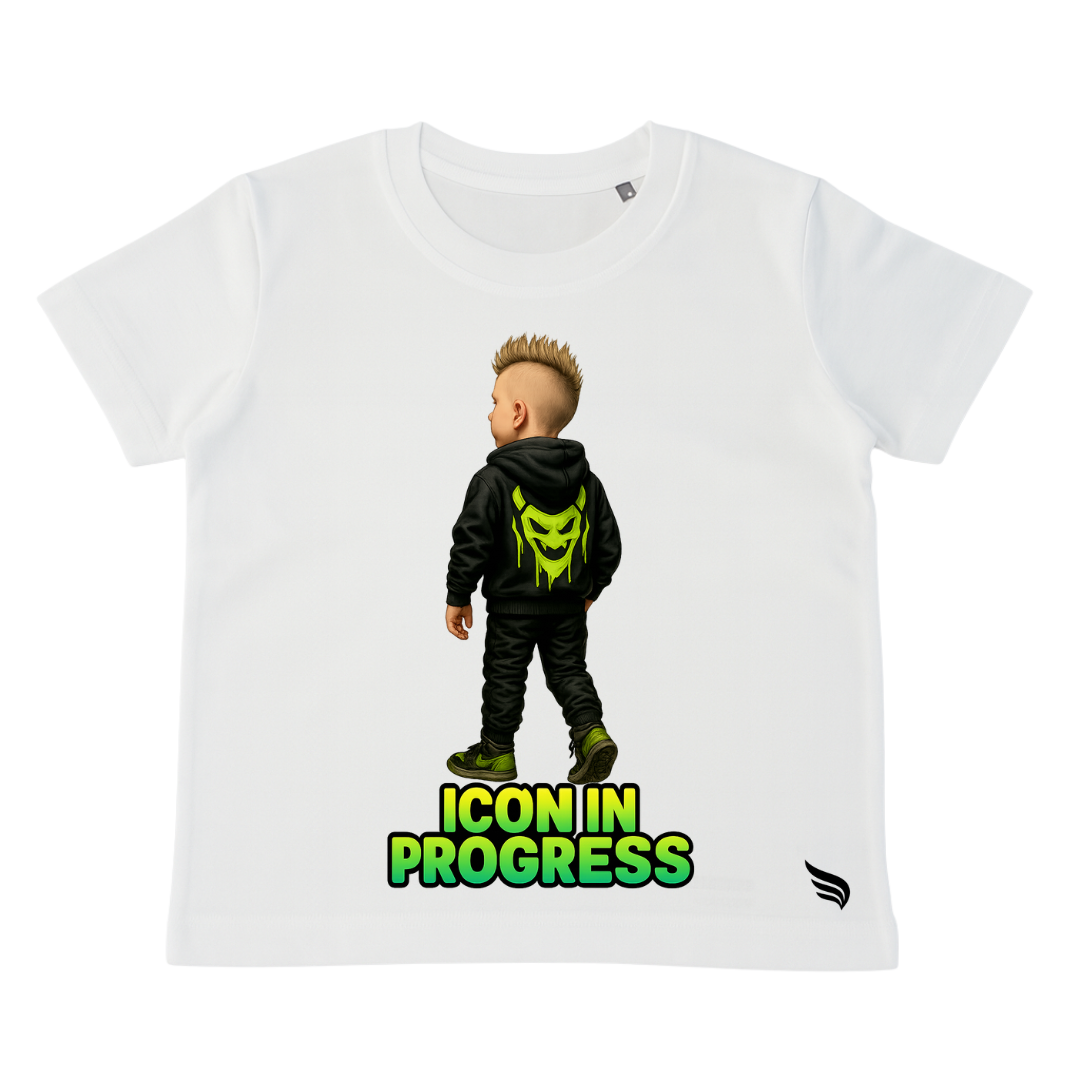 Ikon in Progress-Kinder T-Shirt-Hochwertiger DTF Print/Größen 86-128 - Adi-Alex-Legacy