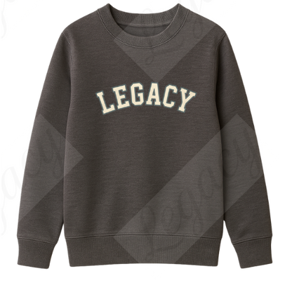 Legacy Dunkel Grau-Kinder Sweatshirt-Hochwertiger DTF Print/Weiche Baumwolle - Adi-Alex-Legacy