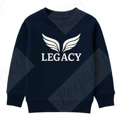 Legacy Original Dunkel Blau -Kinder Sweatshirt-Hochwertiger DTF Print/Weiche Baumwolle - Adi-Alex-Legacy