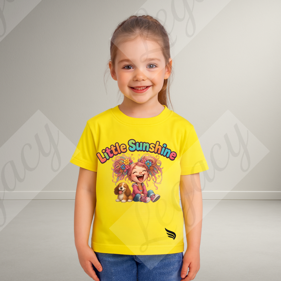 Little Sunshine-Kinder T-Shirt-Hochwertiger DTF Print/Größen 86-128 - Adi-Alex-Legacy