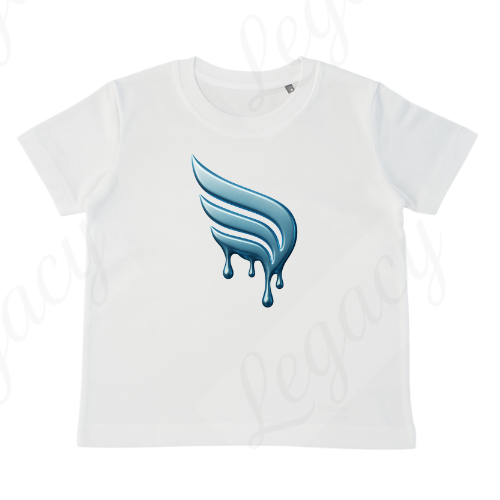 Set Kinder Sweatshirt Dunkel Blau, Weiß+T-Shirt Melt Legacy--Hochwertiger DTF Print/Weiche Baumwolle - Adi-Alex-Legacy