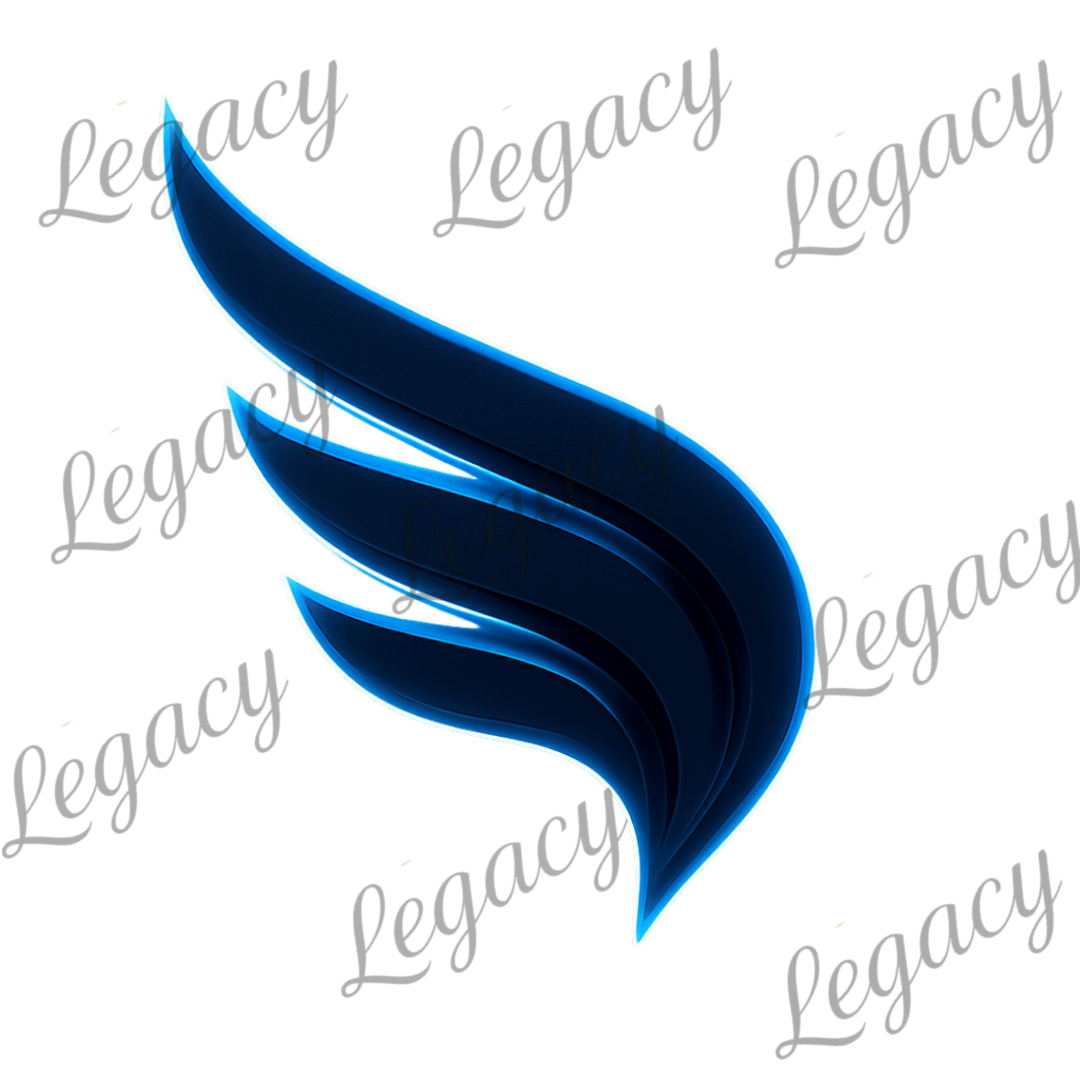 Set Kinder Sweatshirt Dunkel Blau-Weiß+T-Shirt Neon Legacy-Hochwertiger DTF Print/Weiche Baumwolle - Adi-Alex-Legacy