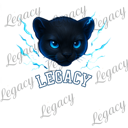 Black Panther Dunkel Blau -Kinder Sweatshirt-Hochwertiger DTF Print/Weiche Baumwolle 104-128 - Adi-Alex-Legacy