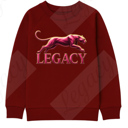 Pink Panther Bordo -Kinder Sweatshirt-Hochwertiger DTF Print/Weiche Baumwolle 104-140 - Adi-Alex-Legacy
