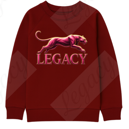 Pink Panther Bordo -Kinder Sweatshirt-Hochwertiger DTF Print/Weiche Baumwolle 104-140 - Adi-Alex-Legacy
