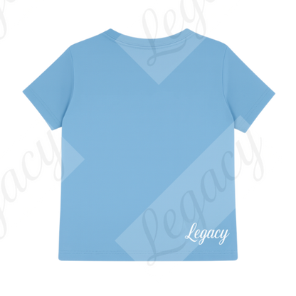 Diamond Legacy Blau-Kinder T-Shirt-Hochwertiger DTF Print/Größen 86-128 - Adi-Alex-Legacy