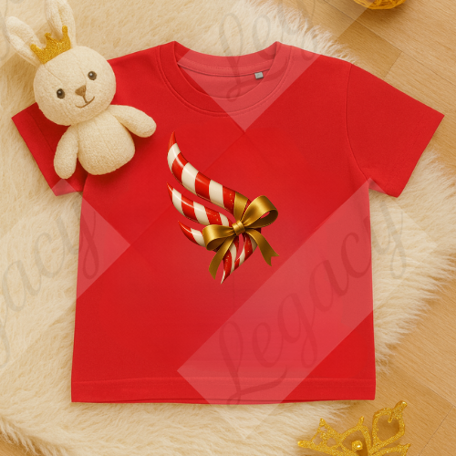 Set Kinder Sweatshirt Rot+T-Shirt Wrapped Legacy--Hochwertiger DTF Print/Weiche Baumwolle - Adi-Alex-Legacy