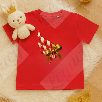 Set Kinder Sweatshirt Rot+T-Shirt Wrapped Legacy--Hochwertiger DTF Print/Weiche Baumwolle - Adi-Alex-Legacy